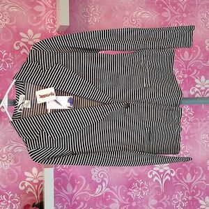 Imaginary Voyage Striped Blazer